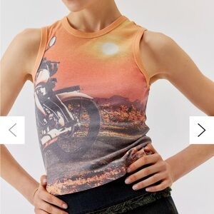 Urban Outfitters Motobike Photo-Real Tank Top NWT